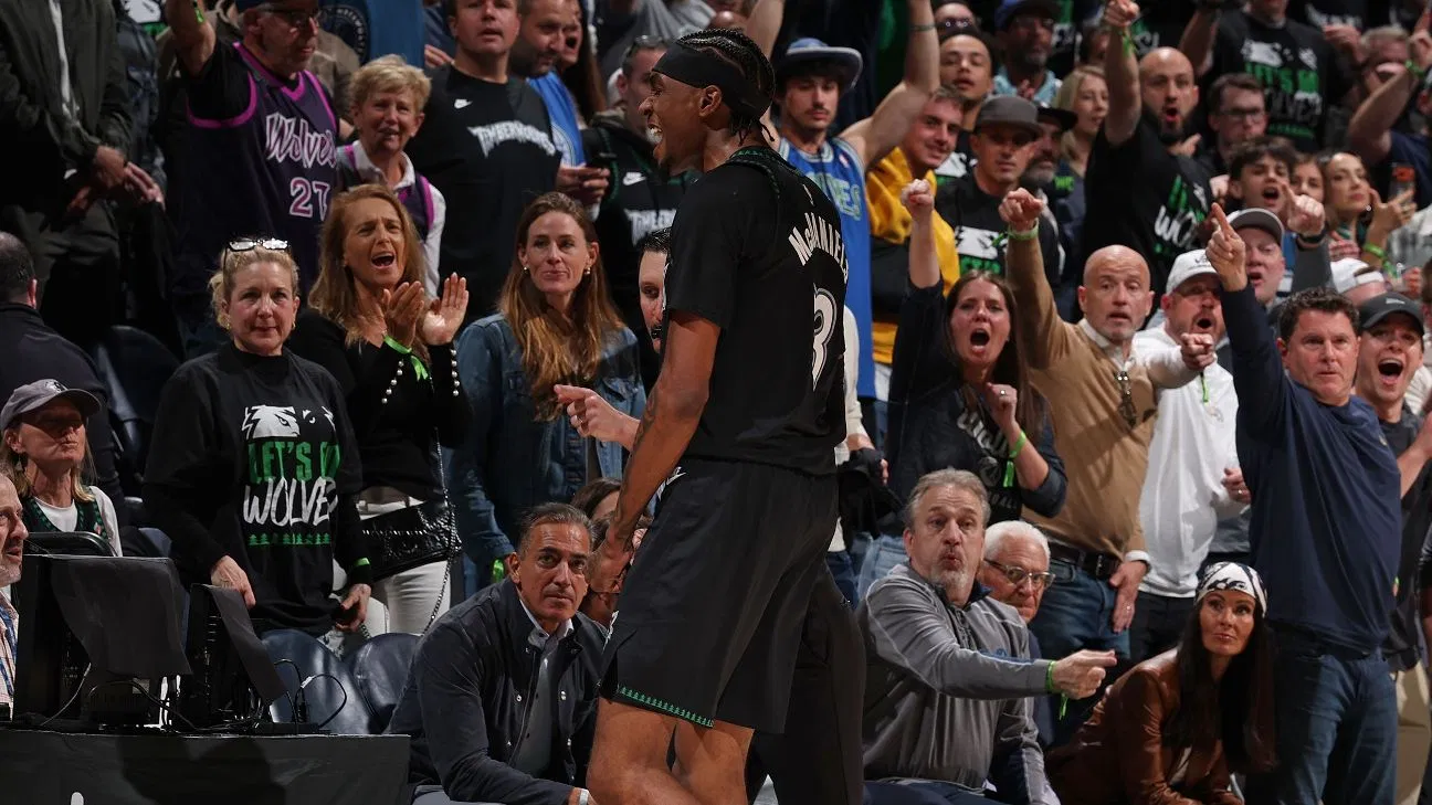 Jaden McDaniels' Career Night Sends Timberwolves Past Nuggets, Into West Semis