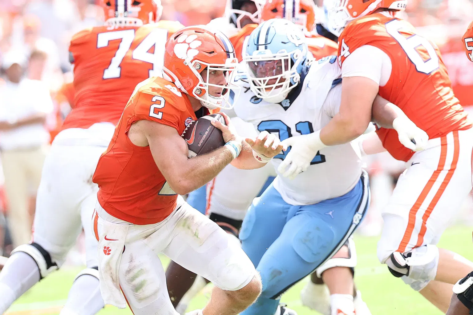 North Carolina Football: Tar Heels Fall at Clemson 28-20